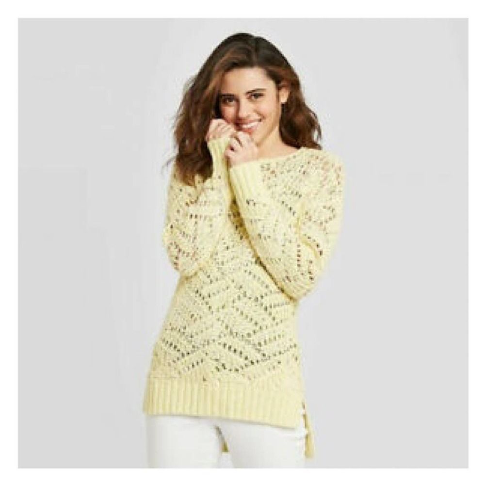 Target
Yellow & White Knitted Sweater